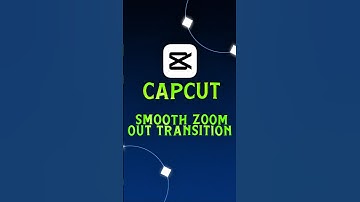 CapCut Smooth Zoom Out Transition Tutorial | #trending #shorts #tutorial