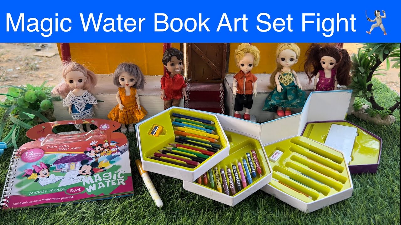 Magic Water Book Art Set Fight 