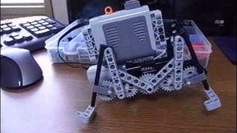 Lego Technic 4 Legged mini Bug Robot 2.wmv