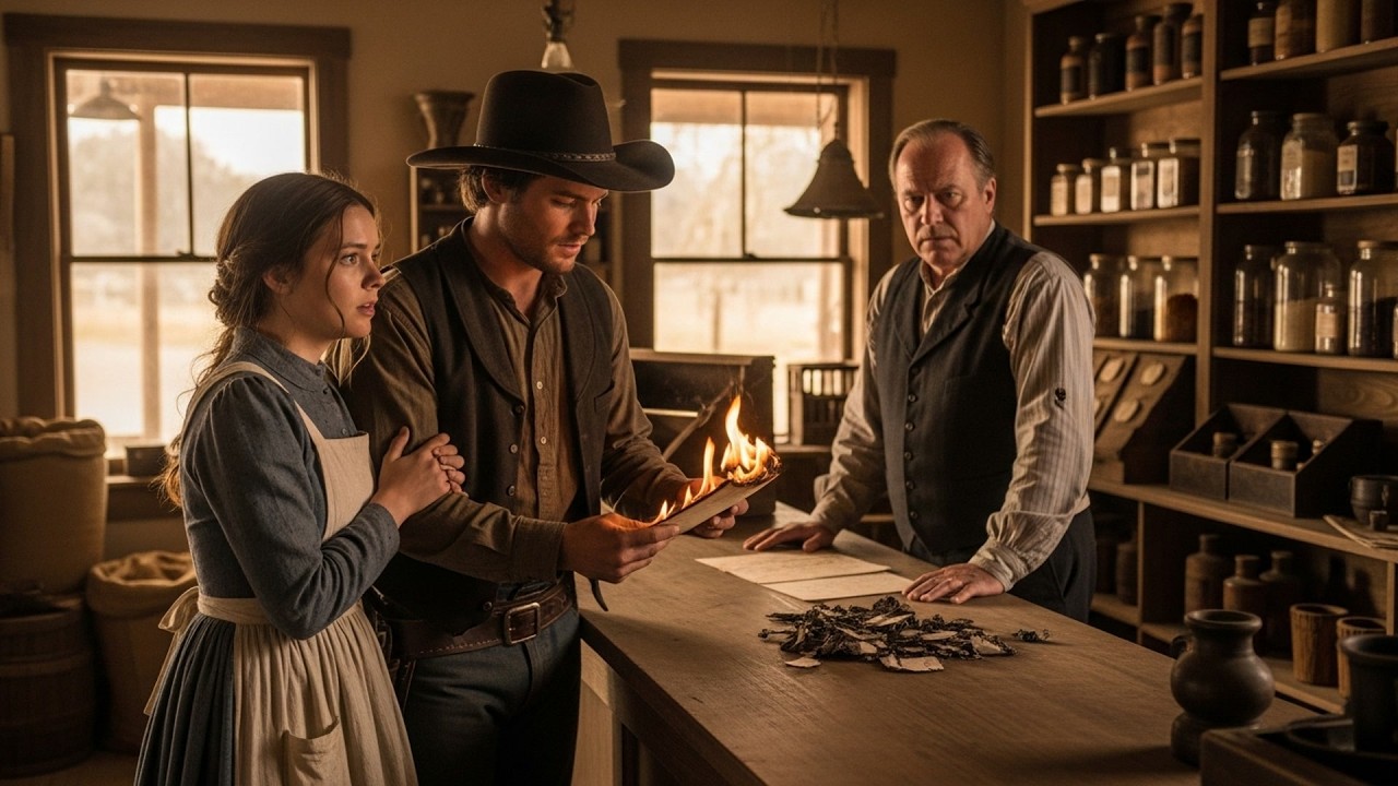 The Trading Post Owner Tried To Keep Her Captive, A Cowboy Burned His Ledger And Walked Her Out