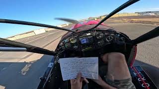 CARBON CUB PREFLIGHT STARTUP RUNUP AND FLIGHT FROM DVT TO CHD AND BACK AND POST FLIGHT