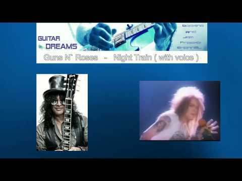 Guns N` Roses - Night Train ( with voice ) // BACKING TRACK