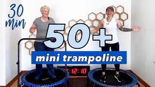 Over 50 Rebounder Workout Beginner Senior 30 Minutes FUN 120bpm