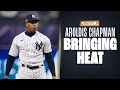 Yankees' Aroldis Chapman BRINGING HEAT against the Rays in ALDS Game 4