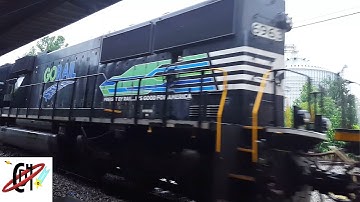 NS H-Line: NS 349 w/UP, GoRail, OLS! Amazing Consist! (Selma, NC 5/28/18)