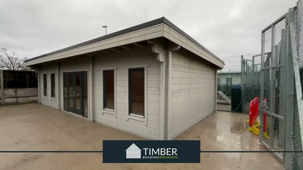 Inside the Build: 10m x 6m Training Cabin for Border Control Dogs