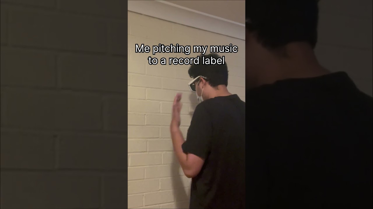 Me pitching my music to a record label 