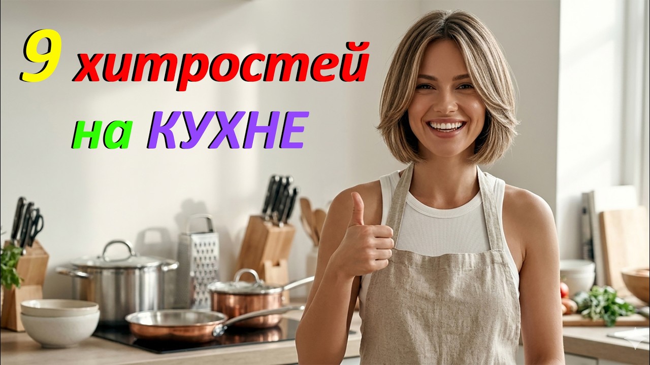 9 ХИТРОСТЕЙ на КУХНЕ! Как ПОЖАРИТЬ ЯИЧНИЦУ Без МАСЛА. Что ДЕЛАТЬ ЕСЛИ ПЕРЕСОЛИЛИ СУП БОРЩ и другие