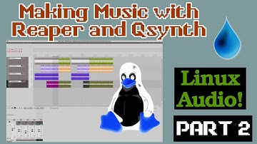 Een liedje maken in Reaper met Qsynth op Linux (deel 2)