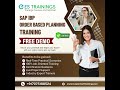 🚀 SAP IBP – Order Based Planning (OBP) Training 🚀 by Expert Soft Training#expertsofttraining