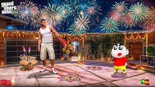 Franklin Celebrate Diwali With Worlds Giant Crackers In Gta 5 screenshot 5