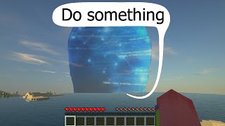 Minecraft but an AI decides what I do