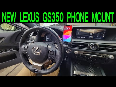 Lexus GS Phone Mount 2013-2020 Installation