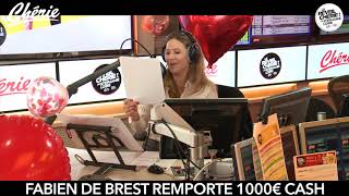 Fabien de Brest remporte 1000€ sur Chérie