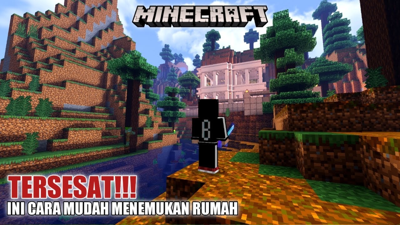 Cara mudah menemukan RUMAH saat TERSESAT Minecraft Indonesia YouTube