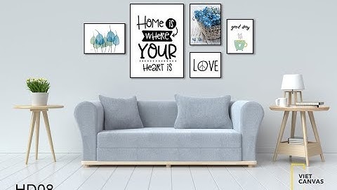 Hướng Dẫn Treo Tranh Canvas - Trang Trí Nhà Đẹp