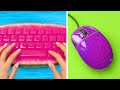 FUNNY SCHOOL HACKS AND CRAFTS || Soft VS E-Girl Art Challenge By 123 GO! GLOBAL