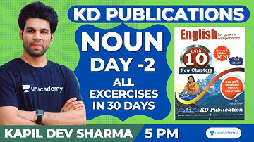 Noun- Day 2 | KD PUBLICATIONS  All Exercises in 30 Days | Competitive Exam | Kapil Dev Sharma