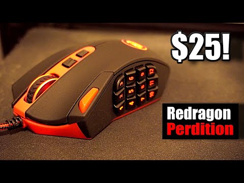 Redragon Perdition Gaming Mouse Unboxing and Initial Review | (Is it Worth It???)