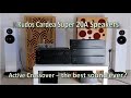Kudos cardea super 20a loudspeakers test with active crossover incredible sound from this setup