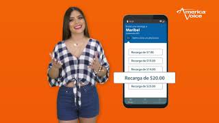 ¿Cómo enviar recargas con America Voice App? screenshot 1