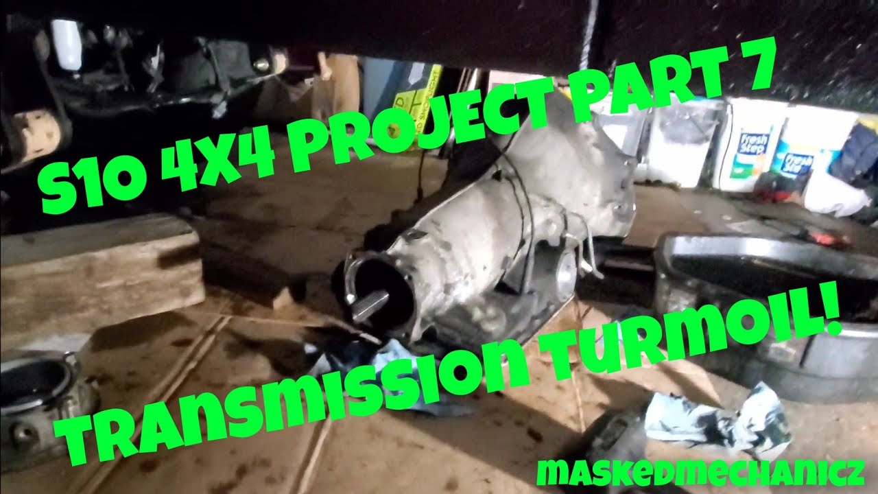 straight axle conversion s10 project part 7, 4l60 transmission turmoil