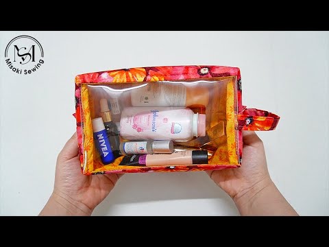 WOW! Gift Sewing Idea 💟 Clear View Box Pouch