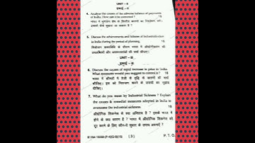 MDU Bcom pass 2nd sem Business environment paper 2015