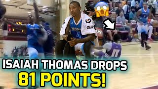 Isaiah Thomas Scores 81 POINTS \& SNATCHES ANKLES Wearing Kobes! NBA Teams NEED HIM! 🚨