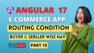 Angular 17 ecommerce project from scratch|Buyer and Seller navbar routing in angular