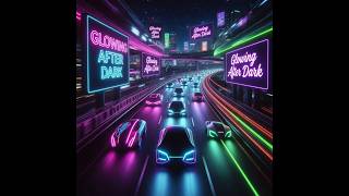 Glowing After Dark 🌃 Futuristic Highway Neon Techno