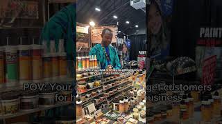 POV: Your dad is trying to get customers for his shea butter business 