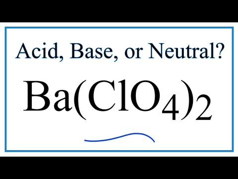 วีดีโอ: ชื่อ Iupac ของ BA ClO4 2 คืออะไร?