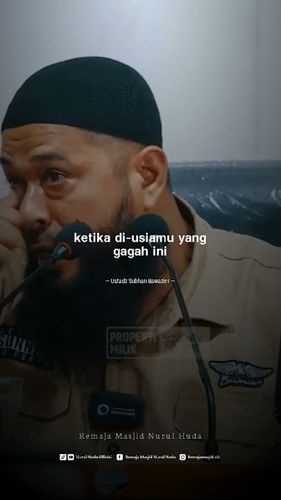 CERAMAH SEDIH TENTANG ORANG TUA || Ustadz Subhan Bawazier #shorts  #ceramah #dakwah #youtube #short