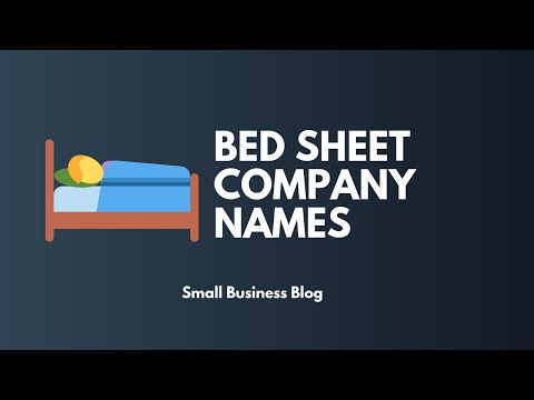 Video: How To Name A Bedding Store