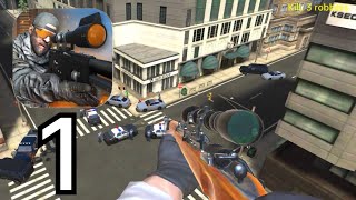 Sniper Hero 3D : Gameplay Walkthrough Part 1 (IOS,Android) screenshot 4