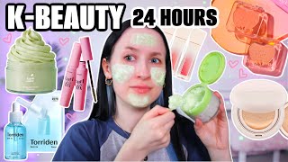 I Only Used VIRAL KBEAUTY Products For 24 HOURS... AD