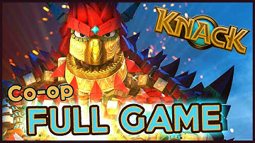 Knack FULL GAME Co-Op Longplay (PS4)