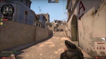 INSANE POP-FLASH FROM UNDERPASS - MIRAGE CSGO