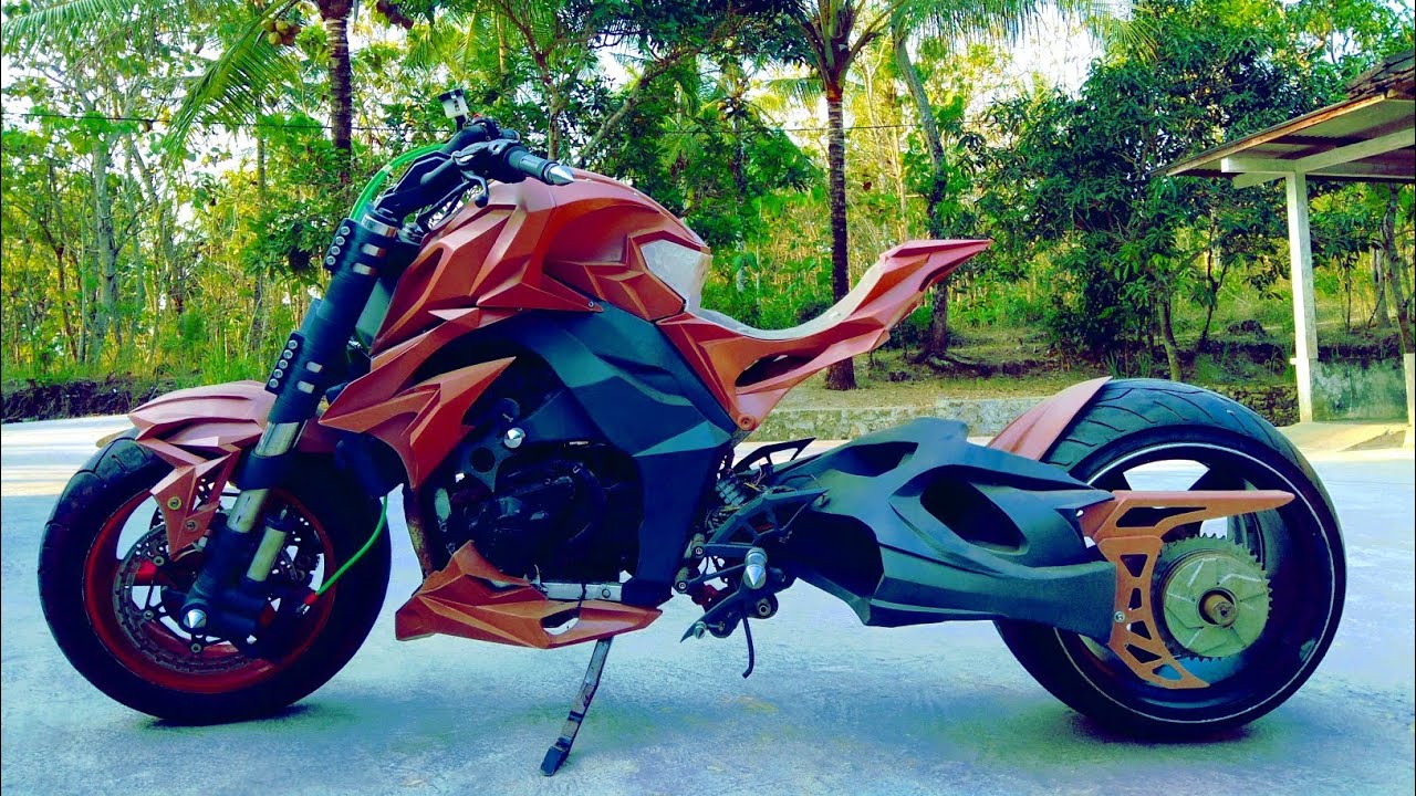 Street Fighter Jap Style Modifikasi Motor Gsx Tiger Youtube