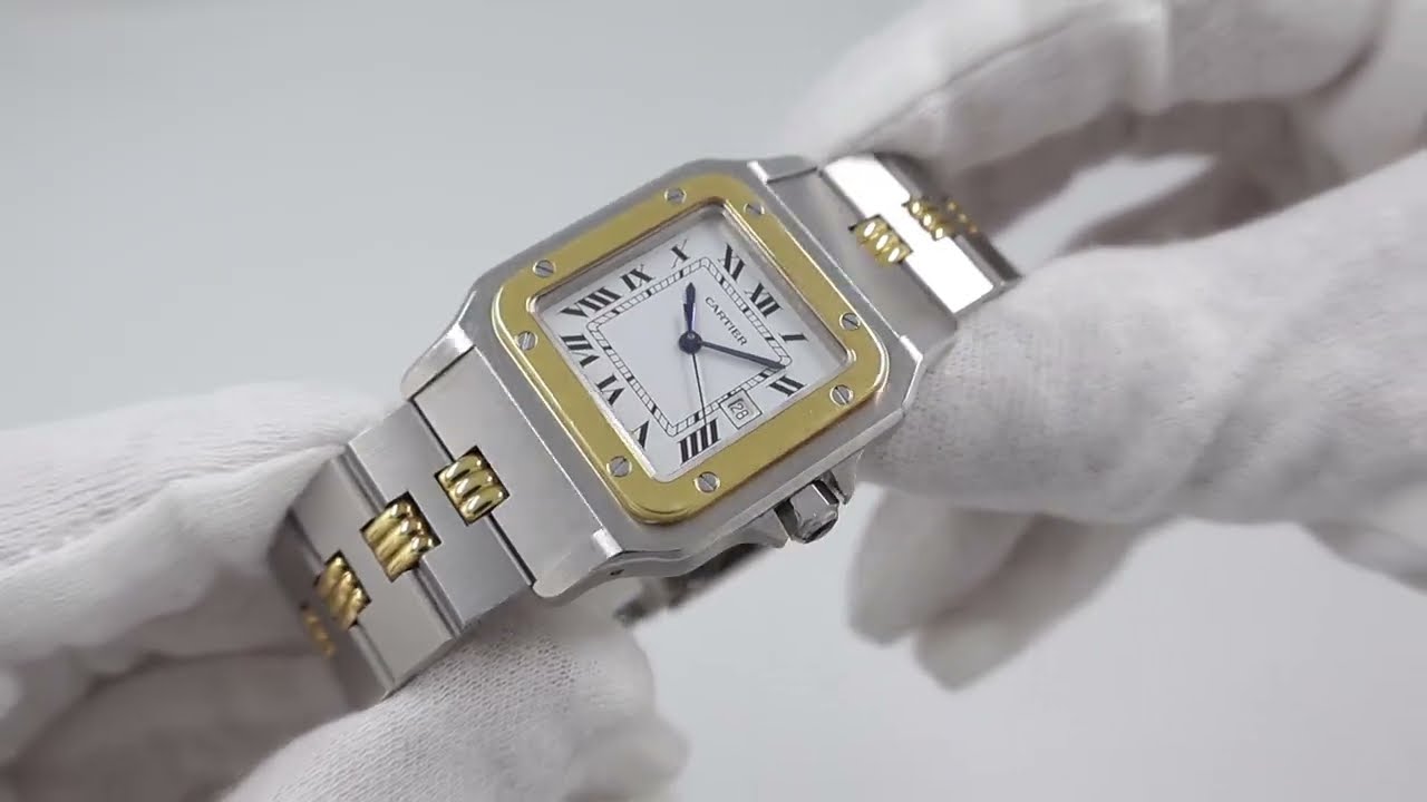 CARTIER カルティエ サントス Ref.2961 LMサイズ 1980年代【スイート