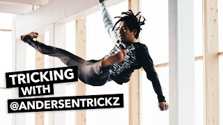 Tricking with @andersentrickz