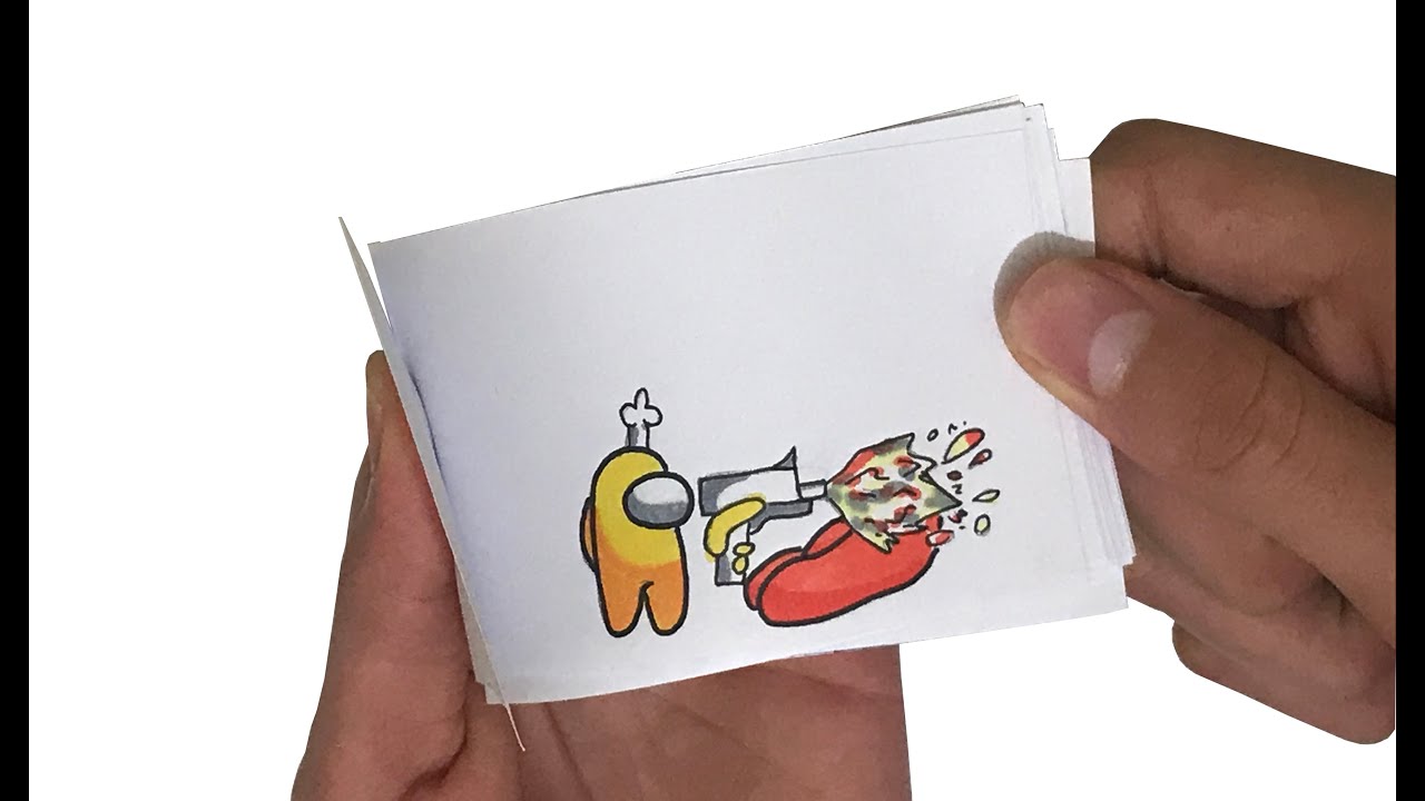 flipbook nasıl çizilir. AMONG US FLIPBOOK .Game among us. - YouTube