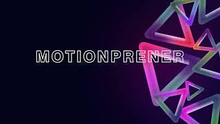 Neon Abstract Triangle Shapes Motion Background 4K