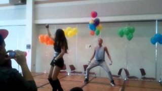 Nicole Starr Ft. Dance Monster performing Ciara's gimmie dat