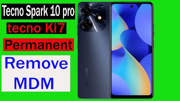 Tecno Ki7 How to remove MDM permanent on  Spark 10 pro 100% done Step by step