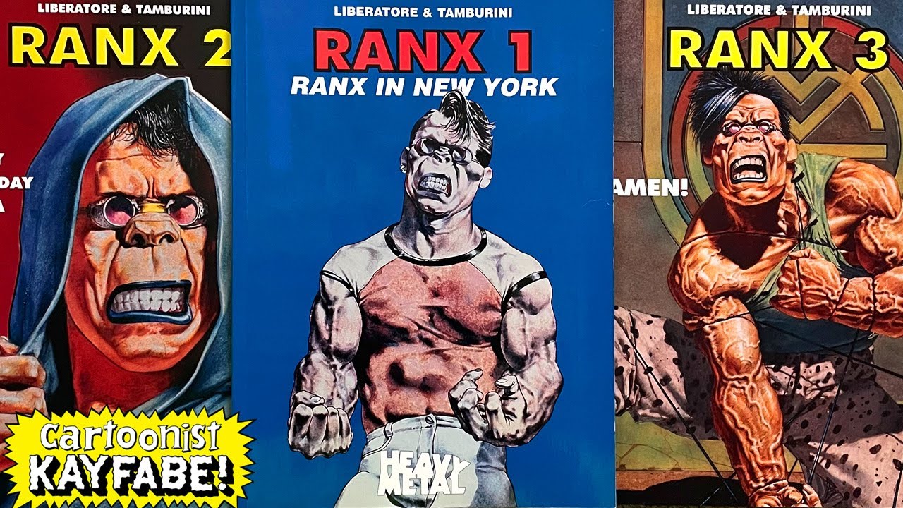 Ranx in New York Liberatore and Tamburini Cyberpunk Outlaw Comics