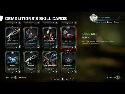 [Gears 5 - Horde] Operation 8 - Card setups and explanations for each class by CommanderCH