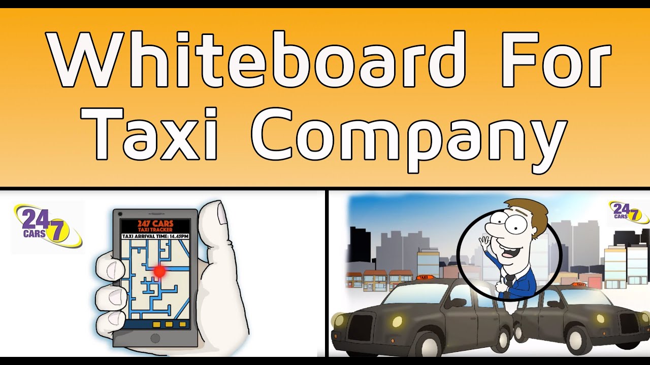 Whiteboard Animation Video for Taxi Company | Video Production Company Newbury
