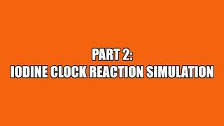 Iodine Clock Reaction Lab Simulation